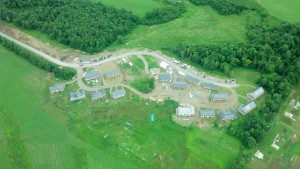 Belfast Cohousing & Ecovillage from the air, 2013