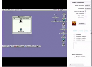 bwFLA showing MacOS 9 emulator