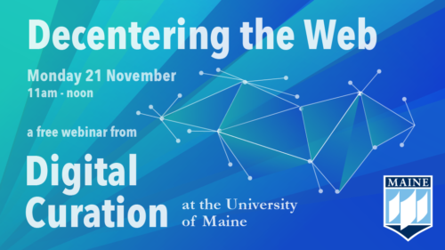 Glen Weyl Digital Curation teleconference