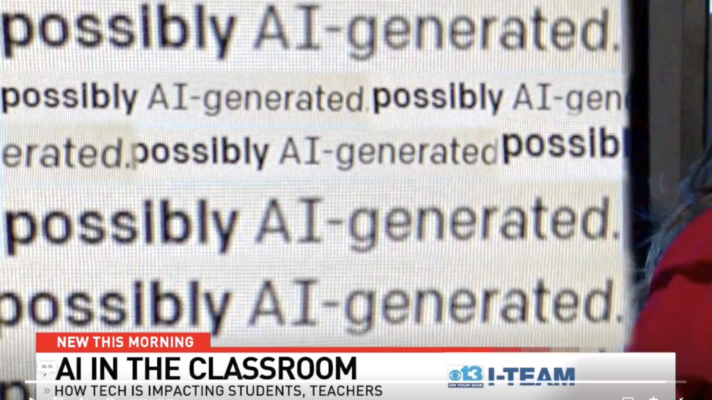 WGME TV report on Learning With AI