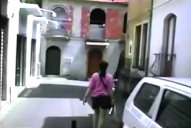 Still from Ken Jacobs, Flo Rounds a Corner